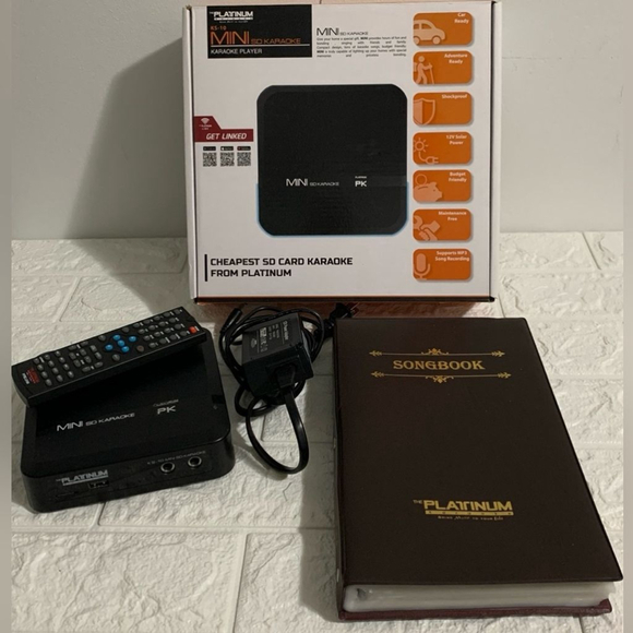 EUC Expandable Platinum KS10 Mini SD Karaoke Machine | Support Recording - Picture 6 of 8